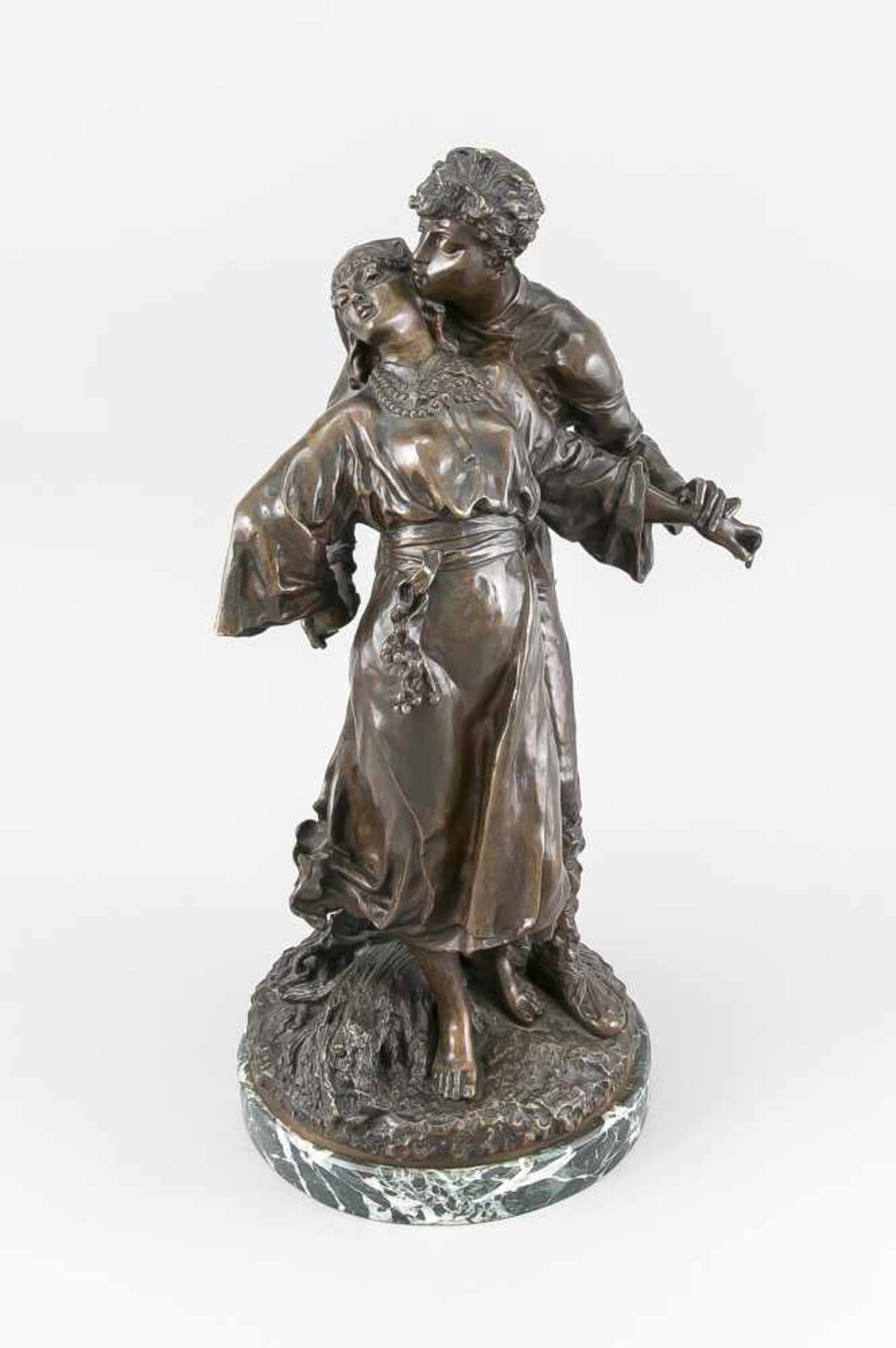 Cyprien Godebski (1835-1909), in Frankreich tätiger, polnischer Bildhauer, verliebttanzendes und