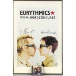 Eurythmics, CD-Maxi 'Rough & Tough', 1986, Fotolithographie, Konzertposter zur'www.peacetour.net',