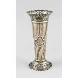 Vase, England, 1904, MZ: Ackroyd Rhodes, Manoah Rhodes & Sons Ltd., London, Sterlingsilber925/000,