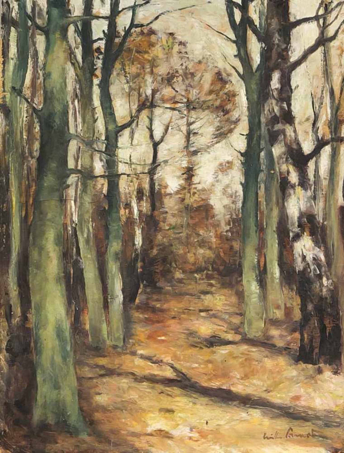 Wilhelm Schmetz (1890-1938), dt. Maler aus Düsseldorf, Konvolut von 8 Gemälden mitverschiedenen - Bild 6 aus 8