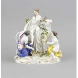 Europa auf dem Stier, Meissen, Marke 1850-1924, 1. W., Entwurf von Johann FriedrichEberlein im