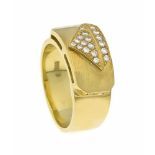 Brillant-Ring GG 585/000 mit Brillanten, zus. 0,32 ct TW/SI, RG 56, 11,5 gBrillant ring GG 585/000