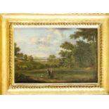 Francis Swaine (1725-1782), englischer Landschaft- und Marinemaler. Paar kleineLandschaften mit