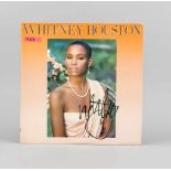 Whitney Houston, LP 'Whitney Houston', 1985, mit OriginalautogrammWhitney Houston, LP 'Whitney