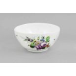 Kumme, Royal Copenhagen, 19. Jh., polychrome Malerei, Blumenbouquet, Ø 17 cmBowl, Royal