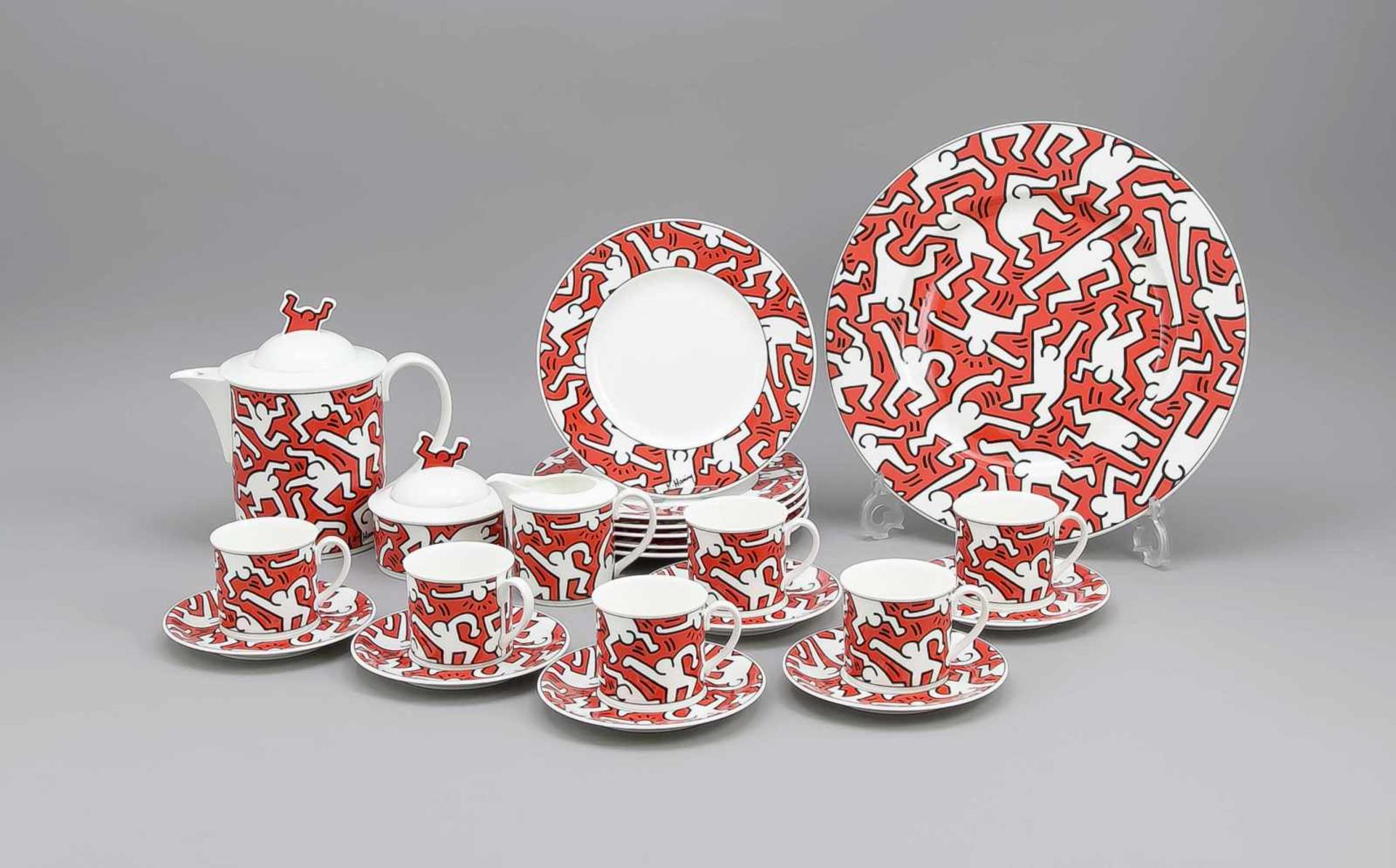 Frühstücksservice 'A Piece of Art' für 6 Personen, 22-tlg., Villeroy & Boch, 1991, BoneChina