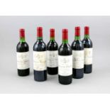 6 Flaschen Chateau la Fleur Milon 0,75L. Pauillac, A. Gimenez, Mis en bouteille auchateau, Jahrgäne: