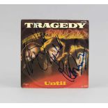 Bee Gees, 'Tragedy', Single, 1979, mit OriginalautogrammenBee Gees, 'Tragedy', single, 1979, with