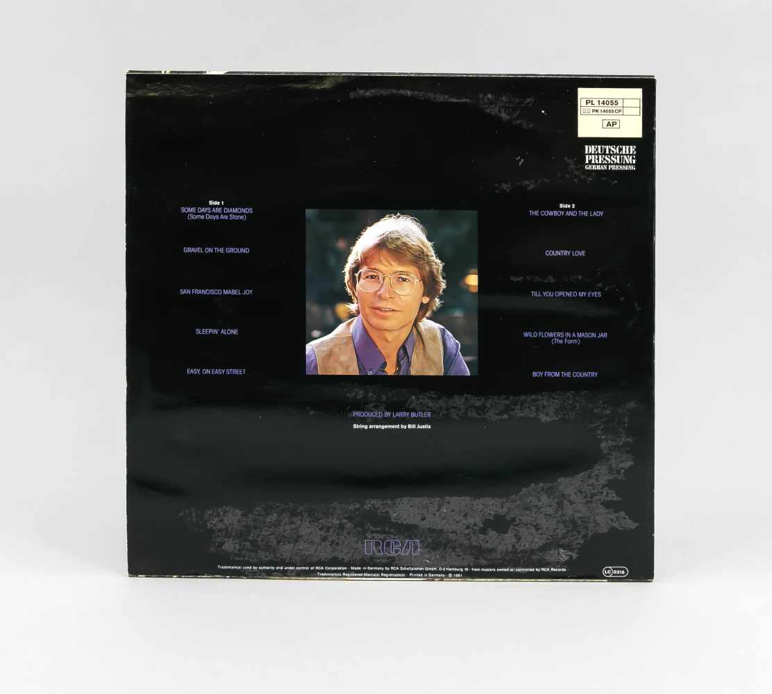 John Denver, LP, 'Some Days Are Diamonds', 1981, mit OriginalautogrammJohn Denver, LP, 'Some Days - Image 2 of 2