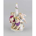 Allegorische Figurengruppe, Meissen, Marke 1850-1924, 1. W., Entwurf Michael Victor Acier,im Jahr