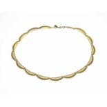 Collier GG 333/000 mit Federring, L. 43 - 38 cm, 10,4 gNecklace GG 333/000 with spring ring, L. 43 -