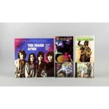 Ten Years After, CDs 'Universal', 'Cricklewood Green', LP 'Sampler' und Ausdrucke,überwiegend mit