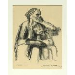 Käthe Kollwitz (1867-1945), nach, "Mütter", Offsetlithographie nach dem Original von 1919mit