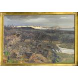Anonymer deutscher Impressionist um 1900, Landschaft auf Sylt, Öl auf Leinwand, unsign.,verso