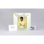 George Benson, Autogramm, 2003, Eintrittskarte, 1998 und LP 'The Love Songs', 1985,jeweils mit