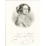 Maria Pawlowna Romanowa, Großfürstin von Russland, seltener Portraitstich inPunktiermanier um