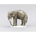 Indischer Elefant, Rosenthal, Marke für Werk in Selb 1938-56, Entwurf Theodor Kärner (
