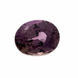 Pink-Saphir 1,39 ct, Tanzania, oval fac., Maße 7,03 x 5,59 x 4,16 mmPink sapphire 1,39 ct, Tanzania,