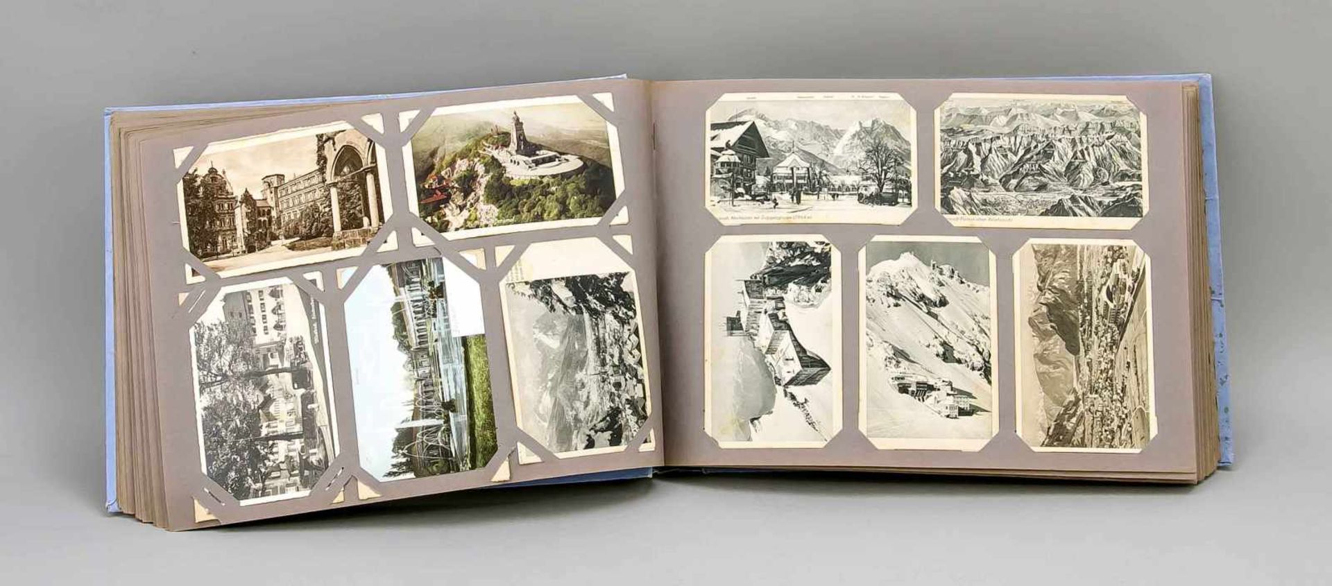 Album Ansichtskarten, um 1900. Deutschland. Insgesamt 500 Karten, 37 x 27 x 6 cm - Image 2 of 4