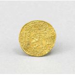 Goldmünze, Dukat 1651, Salzburg-Erzbistum, Paris von Ludron 1619 - 1653, Friedberg: 756,Gold 3,49 g,