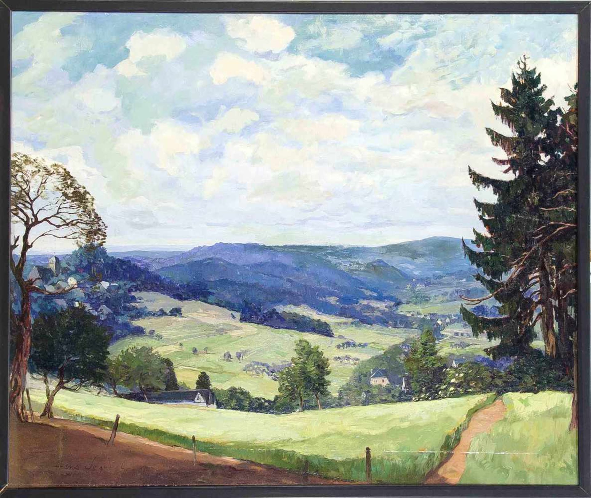 Hans Seyppel (1886-1945), dt. Genre- und Ansichtenmaler, Meisterschüler von FranzKiederich an der