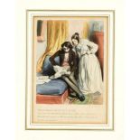 Konvolut von 13 französischen Karikaturen des 19. Jh., Lithographien nach Honoré Daumier(1808-