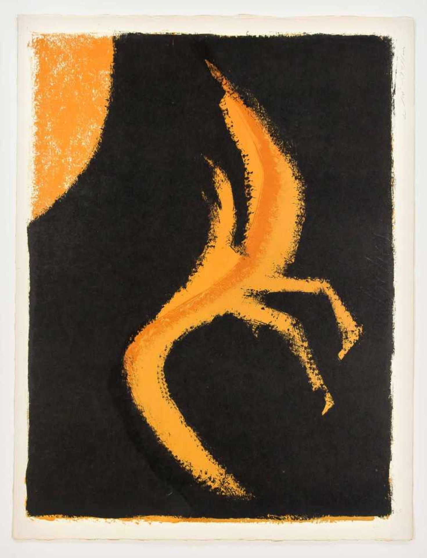 André Masson (1896-1987), "Oiseau-Flamme", Farblithographie von 1955, u. re. handsign., u.li. num.