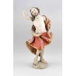 Bildhauer um 1700, Auferstehungschristus, Holz nahezu vollplastisch geschnitzt undpolychrom gefasst,