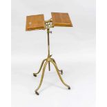 Buchständer "The Columbia Dictionary Stand", USA, um 1890, Eichenholz und Eisen,bronziert.