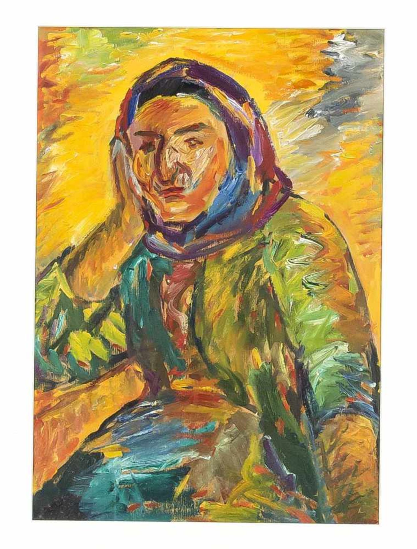 Rachman Shichaliew (*1957), zeitgenössischer russischer Maler, studierte inBaku/Aserbaidschan. - Image 2 of 3