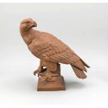 Großer Adler, Terrakotta, 1930er Jahre, nach einem Modell von Katzhütte, Modellnr. 3703,großer
