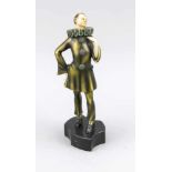 Thekla Harth-Altmann (1886-1968), seltene Bronze-Elfenbeinfigur der Künstlerin, die1911-1923 eine