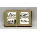 Album Postkarten, 1. H. 20. Jh. Themen: Bahnhöfe/Eisenbahnen/Straßen- und Bergbahnen,insgesamt 200