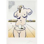 Salvador Dalí (1904-1989), "Torso (Geburt der Venus)" Farblithographie aus dem Zyklus"