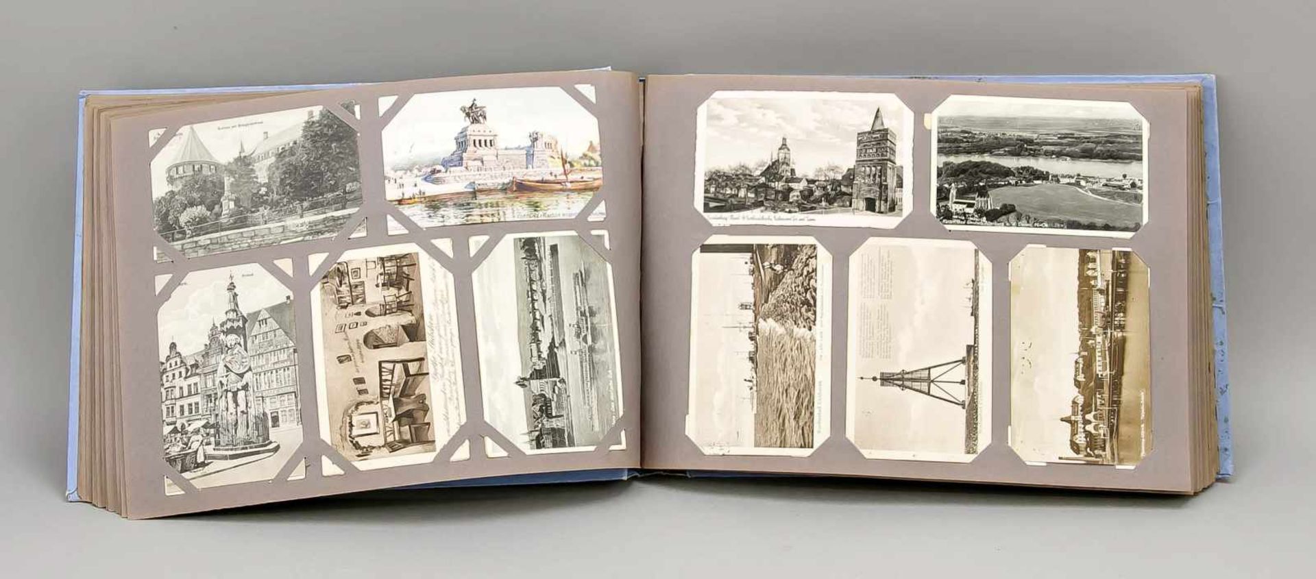 Album Ansichtskarten, um 1900. Deutschland. Insgesamt 500 Karten, 37 x 27 x 6 cm - Image 3 of 4