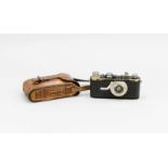 Kamera Leica I, Ernst Leitz Wetzlar, um 1930, N° 30212, Objektiv: Elmar 1:3,5 F=50mm, inoriginal