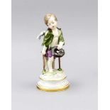 Figur, Meissen, Knaufschwerter um 1890, 1. Wahl, Amor als Bettler, Modellnummer L112,Entwurf: