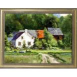 Otto Eismann (1921-2001), niederrheinischer Impressionist, "Alte Mühle in derVulkaneifel", Öl auf