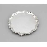 Salver, England, 1936, MZ: Adie Brothers Ltd., Birmingham, Sterlingsilber 925/000, auf