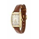 Bulova, Herrenuhr Handaufzug Kal. 10AM, 1ok rolled gold plated, versilbertes Zifferblattmit