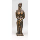 Anonymer Bildhauer 2. H. 20. Jh., große figürliche Plastik, Masse, unsign., H. 152 cmAnonymous