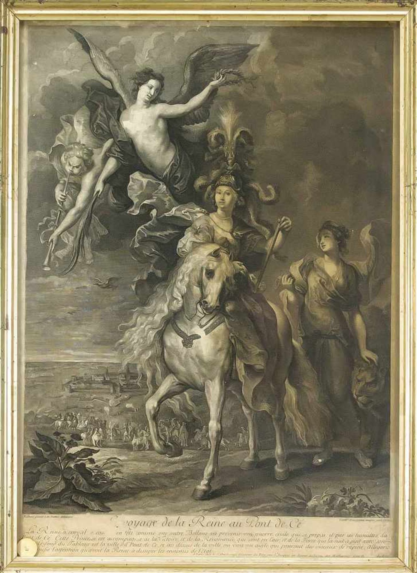 Maria de' Medici - Jean-Marc Nattier (1685-1766) nach Peter Paul Rubens, drei Kupfersticheaus der - Image 3 of 3