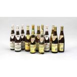 13 Flaschen Wein, 4x Kallstadter Steinacker 1986 0,7 L, 2x Guntersblumer Vogelsgärten(Riesling) 1976