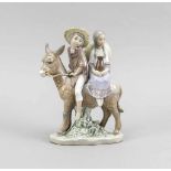 Figurengruppe, Lladro, Spanien, Ende 20. Jh., unterseitig gemarkt u. mit Modellnr.,polychrome