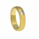 Brillant-Ring GG 585/000 mit einem Brillanten 0,15 ct W/VS, RG 48, 5,4 gBrillant ring GG 585/000