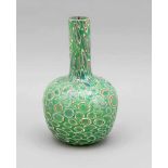 Vase, Italien, 2. H. 20. Jh., Murano, wohl Fratelli Toso, runder Stand, bauchiger Korpus,schlanker