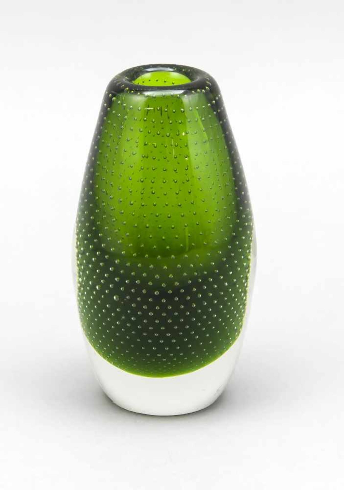 Vase, Finnland, Mitte 20. Jh., Entwurf wohl Gunnel Nyman (1909-1948), runder Stand,ovoider Korpus,