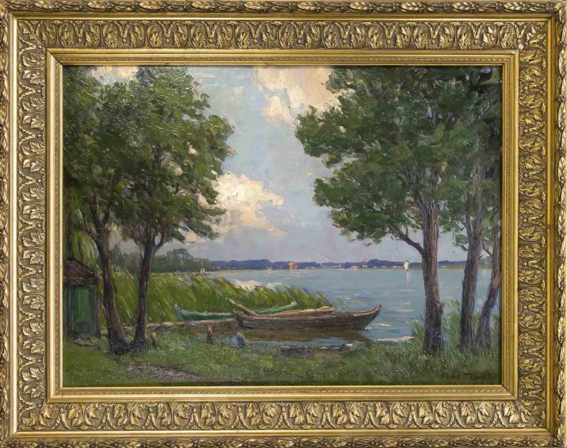 Curt Topel (1865-1946), Landschaftsmaler u. Graphiker, std. a.d. Berliner Akademie, lebtein