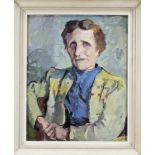 Ilse Tesdorpf-Edens (1892-1966), Hamburger Malerin, Portrait einer älteren Dame,