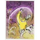 Marc Chagall (1887-1985), "Salomon", Farblithographie, 1956, WVZ Sorlier 131, Blattmaße:35 x 26